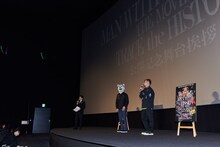 「MAN WITH A MISSION THE MOVIE -TRACE the HISTORY-」舞台挨拶の様子。（撮影：酒井ダイスケ）