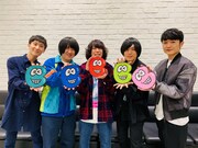 左からヤマシタタカヒサ（シナリオアート）、KANA-BOON、金澤ダイスケ（フジファブリック）。