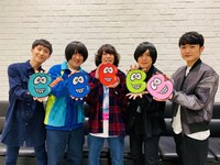 左からヤマシタタカヒサ（シナリオアート）、KANA-BOON、金澤ダイスケ（フジファブリック）。