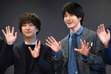 さくらしめじの田中雅功と高田彪我。