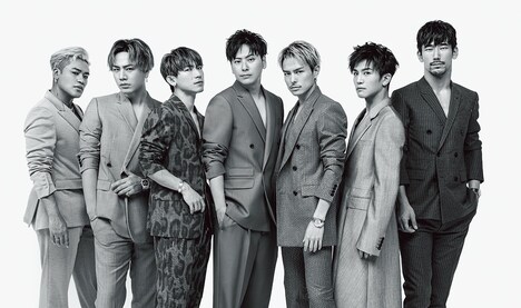 「GOETHE」4月号より、三代目 J SOUL BROTHERS from EXILE TRIBE。