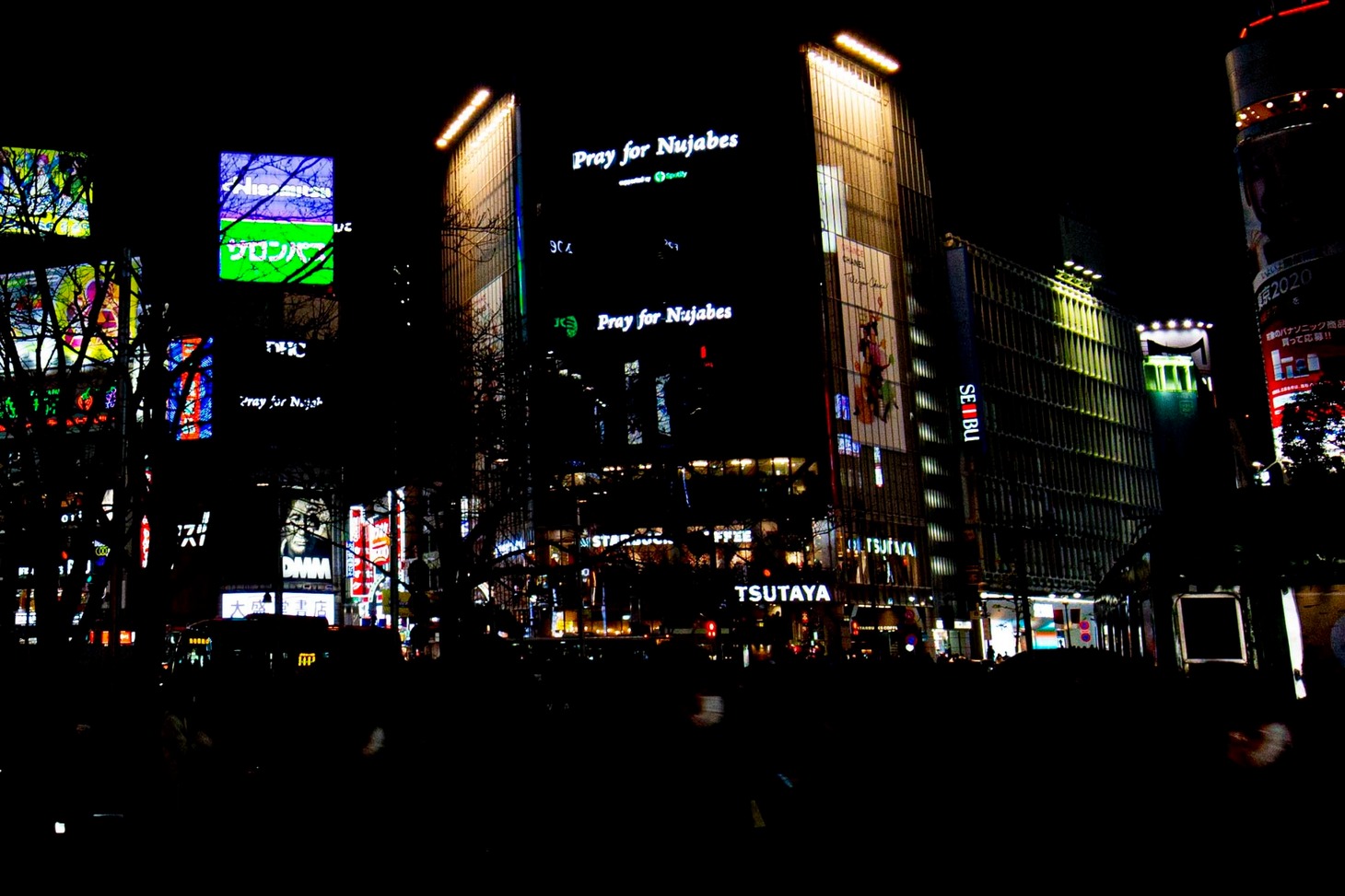 「Pray for Nujabes」放映時の様子。（写真提供：Hydeout Productions）