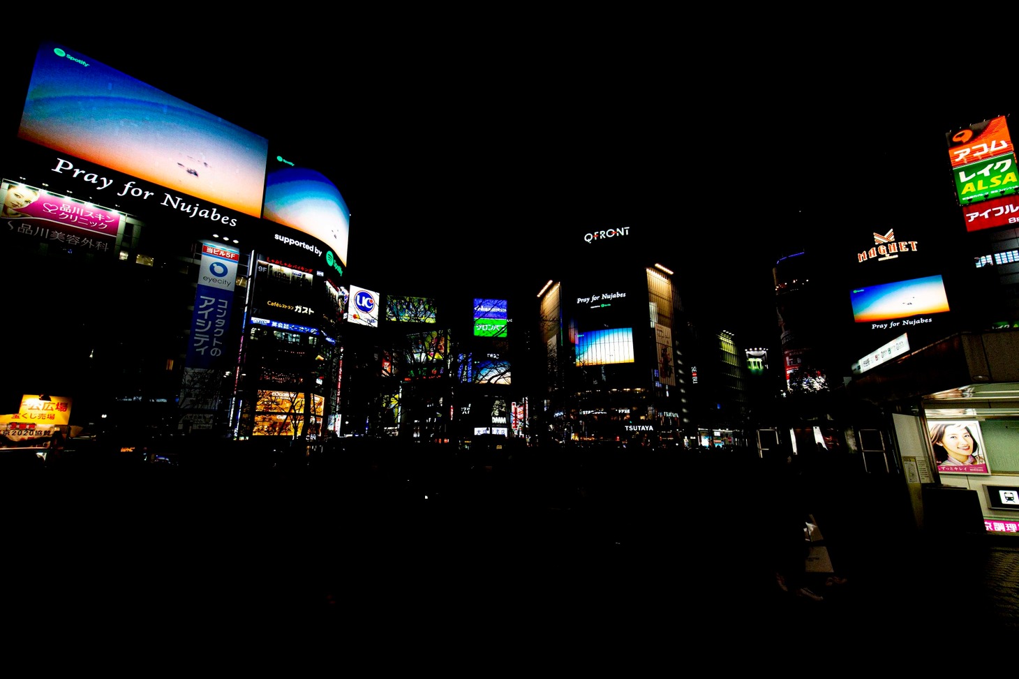 「Pray for Nujabes」放映時の様子。（写真提供：Hydeout Productions）