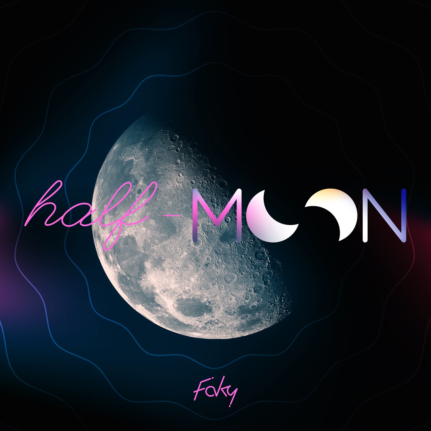 FAKY「half-moon」配信ジャケット