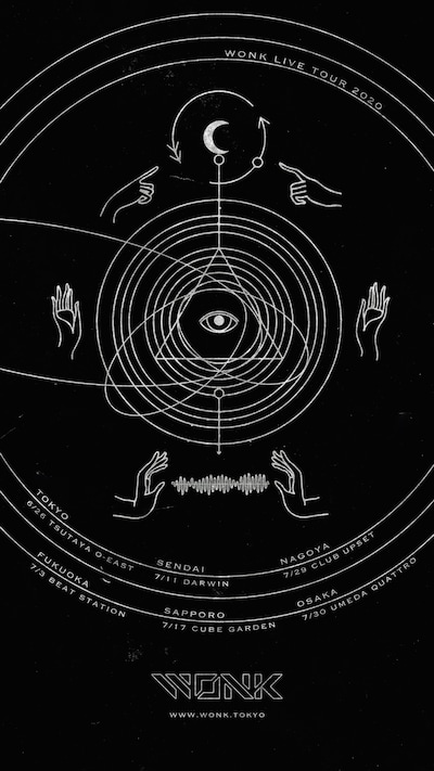 WONK「WONK LIVE TOUR 2020」告知ビジュアル