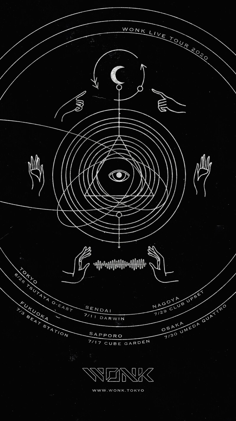WONK「WONK LIVE TOUR 2020」告知ビジュアル
