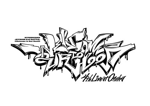 「ヒプノシスマイク -Division Rap Battle-4th LIVE＠オオサカ《Welcome to our Hood》」ロゴ