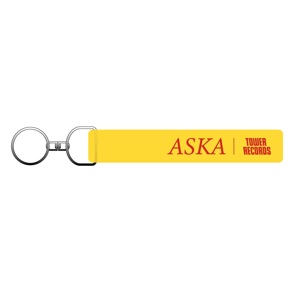 ASKA × TOWER RECORDS ルームキーホルダー（イエロー）