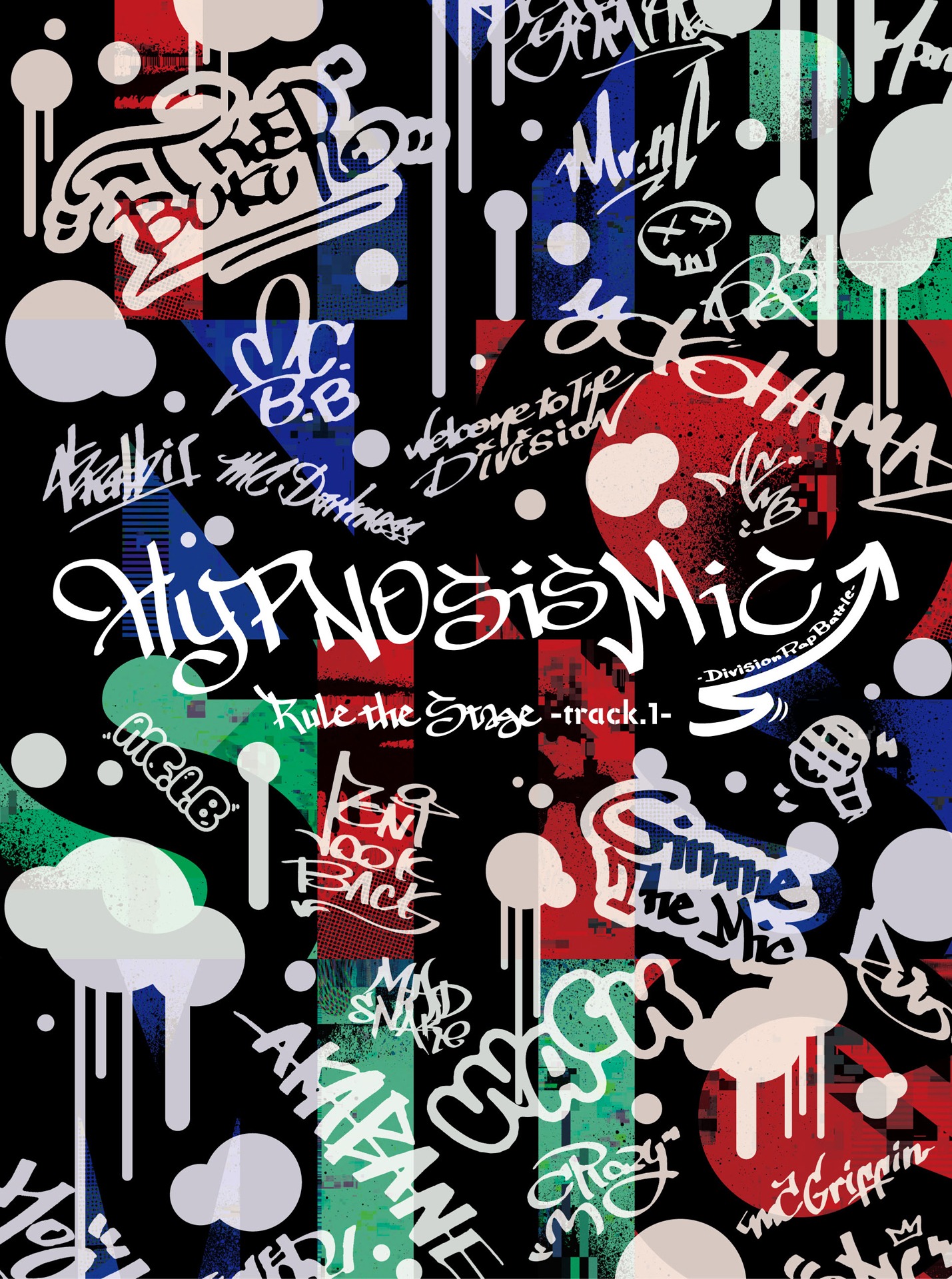 「『ヒプノシスマイク-Division Rap Battle-』Rule the Stage -track.1-」Blu-ray / DVD初回限定盤ジャケット
