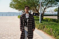 ドバイにやってきた数原龍友。（撮影：荒金大介）