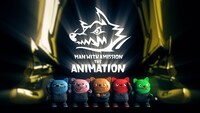 「MAN WITH A MISSION THE ANIMATION -伝説のライブを開催セヨ-」キービジュアル