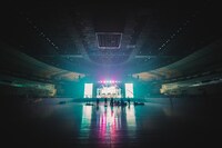 無観客の横浜アリーナ。（Photo by cherry chill will.）