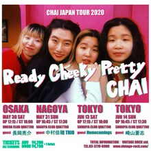「CHAI JAPAN TOUR 2020『Ready Cheeky Pretty CHAI』」告知ビジュアル