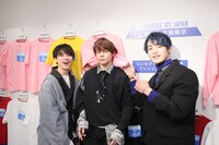 左から河野純喜、鶴房汐恩、與那城奨。