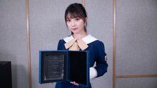 第6回「カバーガール大賞」エンタメ部門を受賞した与田祐希（乃木坂46）。