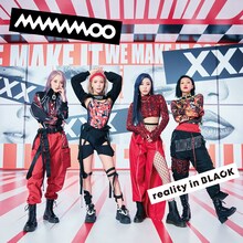 MAMAMOO「reality in BLACK -Japanese Edition-」通常盤ジャケット