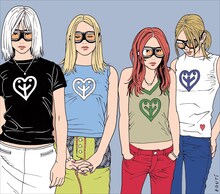 「どんなものでも君にかないやしない 岡村靖幸トリビュート」ジャケットイラスト