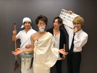 左から綾介、優、春斗、末吉9太郎。