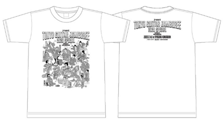 「J-WAVE TOKYO GUITAR JAMBOREE 2020 SPECIAL」公式グッズのTシャツ。