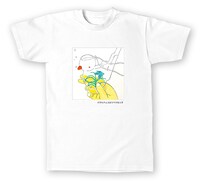 oyasmurデザインのキャンペーンTシャツ。