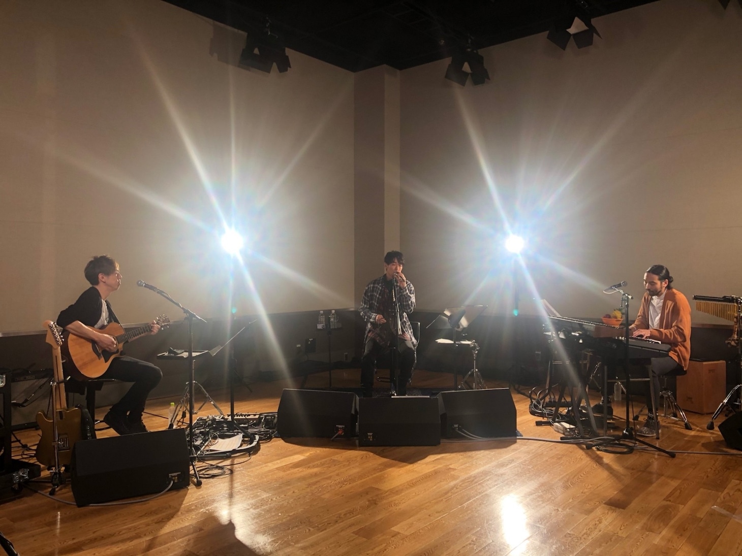 スタジオライブの模様。