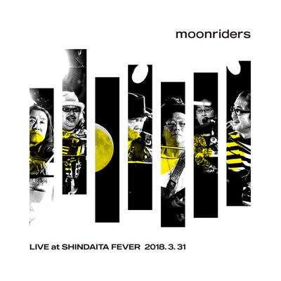 ムーンライダーズ「Moonriders LIVE at SHINDAITA FEVER」ジャケット