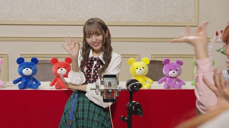 ブルボン「プチシリーズ」CM「BIGチャレンジ」編撮影時の様子。