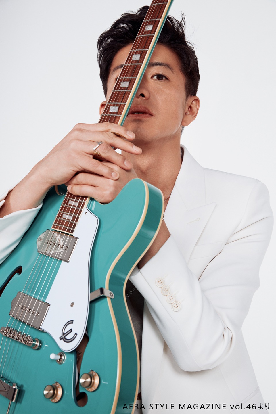 「アエラスタイルマガジン vol.46（2020春号）」木村拓哉特集のグラビアページより。