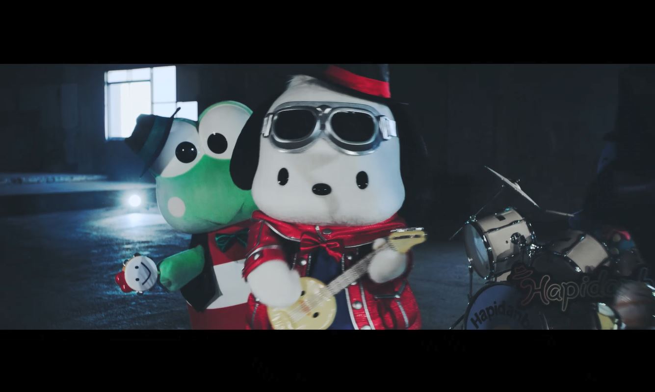 はぴだんぶい「ダイジョーブ」ミュージックビデオより。(c)’79,’85,’88,’89,’90,’93,’20 SANRIO 著作(株)サンリオ