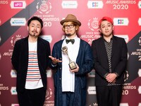 BEST PUNK/LOUD ROCK ARTISTを受賞した10-FEET。