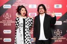 ゲストプレゼンターを務めたマキシマム ザ ホルモンのナヲとダイスケはん。