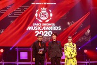 MCを担当したいとうせいこう、ユースケ・サンタマリア、きゃりーぱみゅぱみゅ。