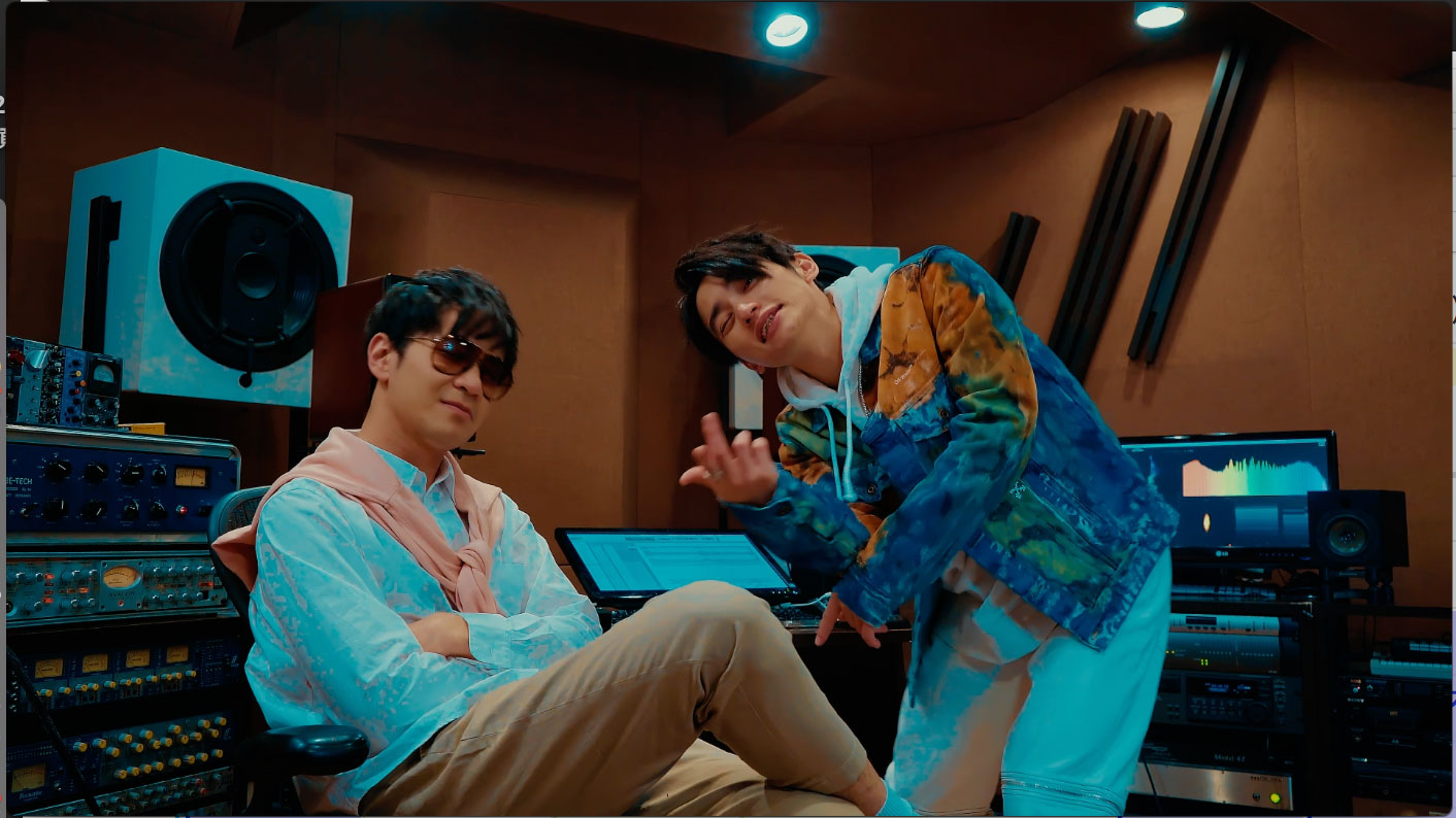SKY-HI「Don't Worry Baby Be Happy feat. STAMP」MVのワンシーン。