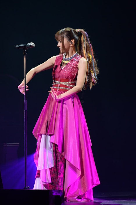倉木麻衣「20th Anniversary Mai Kuraki Live Project 2019 “Let's GOAL!～薔薇色の人生～”」より。