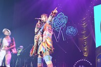 倉木麻衣「20th Anniversary Mai Kuraki Live Project 2019 “Let's GOAL!～薔薇色の人生～”」より。