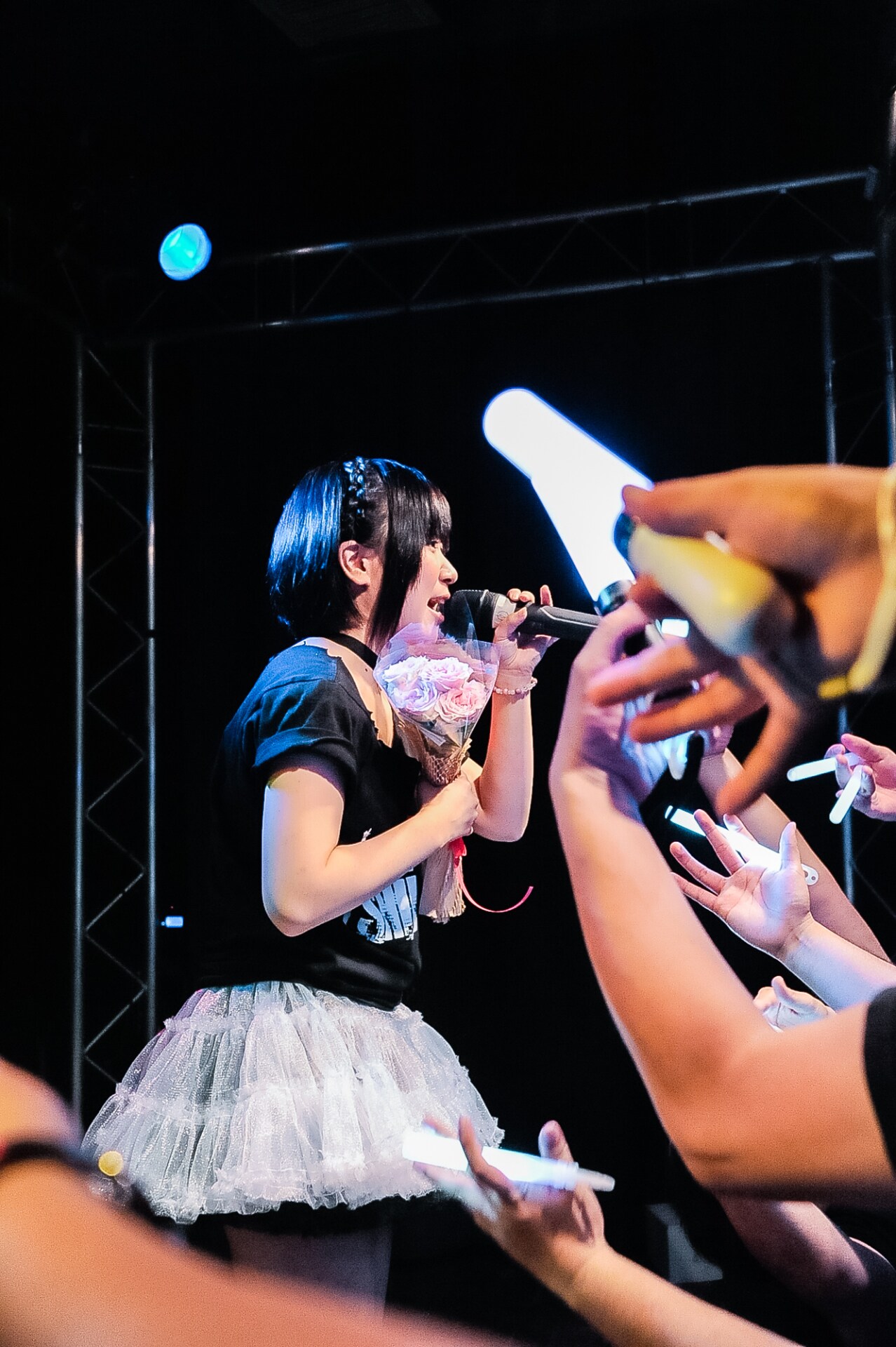 ソロアーティストとして活動していた頃のしふぉん（ゆるめるモ！）（写真提供：曽我美芽）