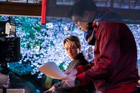 じゃらん2020春CM「今市隆二と旅しよう。」編の撮影時の様子。