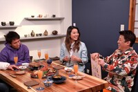 左から浜田雅功、すみれ、坂上忍。(c)フジテレビ