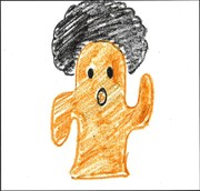 レキシが描いたハニワ。(c)臼井儀人/双葉社・シンエイ・テレビ朝日・ADK 2020