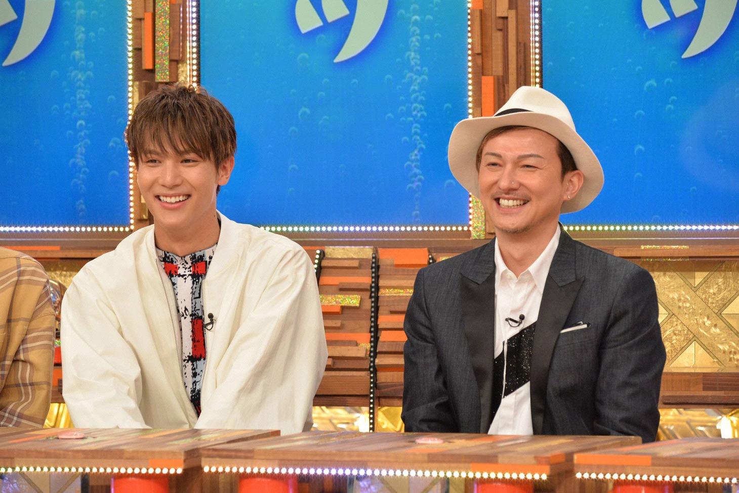 左から中川大志、ISSA。 (c)フジテレビ