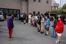 「WACK合同オーディション2020」初日の様子。