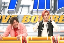 左からりんたろー。、兼近大樹（EXIT）。 (c)フジテレビ