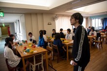 「WACK合同オーディション2020」2日目朝食の様子。