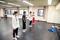 練習中のチームおしっこ。