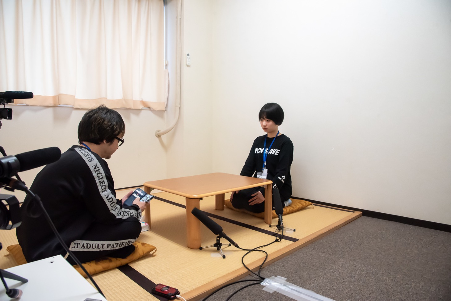 ガミヤサキ面談の様子。
