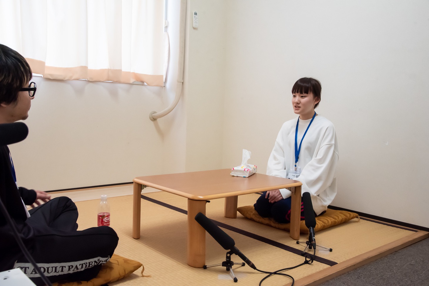 カトー・ムセンシティ部面談の様子。