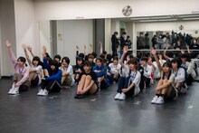 「WACK合同オーディション2020」ダンス審査夜の部の様子。