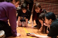 MiDORiKO EMPiRE＆ナオ・オブ・ナオチームの練習の様子。