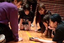 MiDORiKO EMPiRE＆ナオ・オブ・ナオチームの練習の様子。