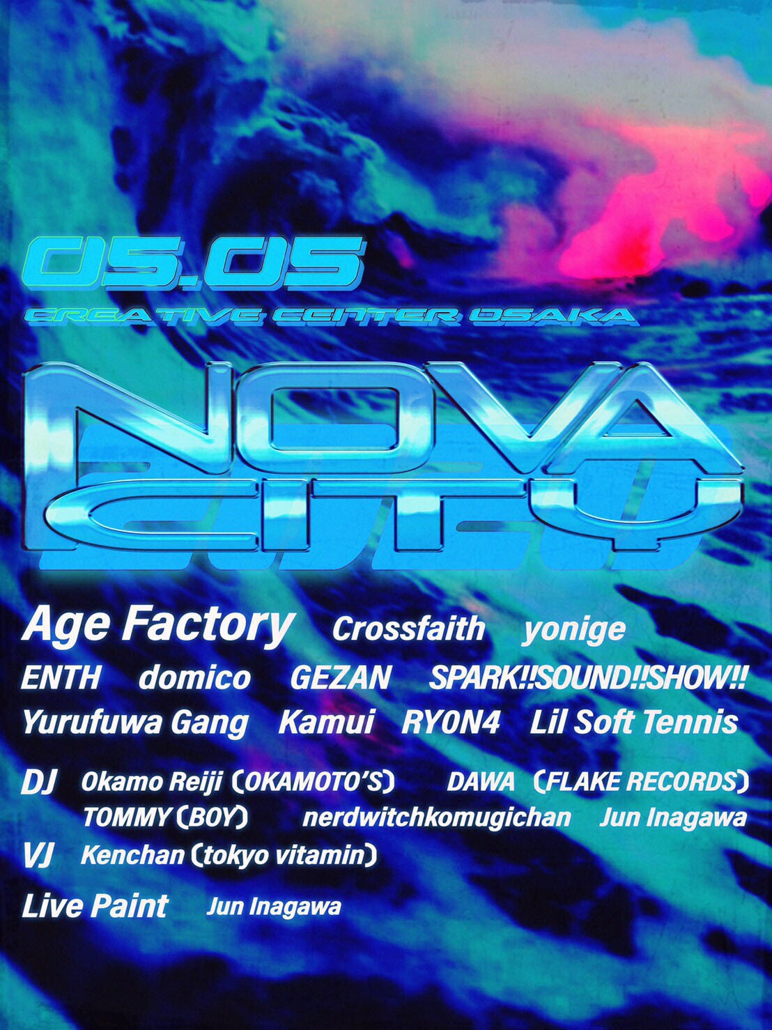 Age Factory主催企画にCrossfaith、スサシ、ドミコ、Lil soft tennisら